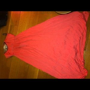 Bebe Orange Dress